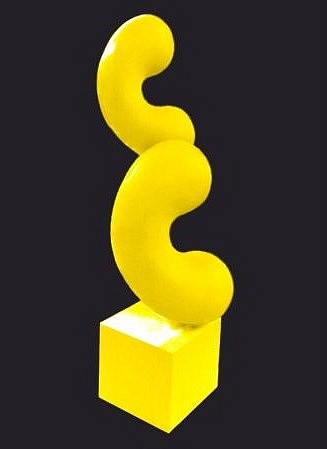 Julius Weiland, Zinc Yellow
2009, Acrylic resin and steel