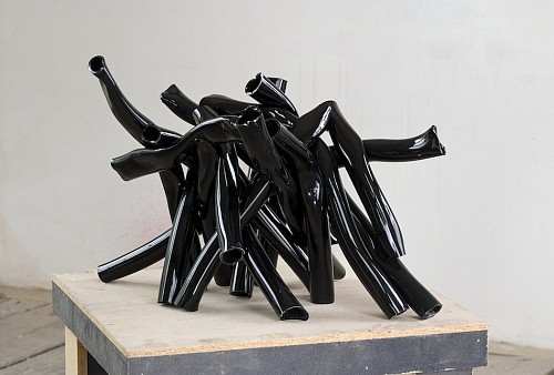 Black Cluster, 2011,Glass, 50 x 70 x 47 cm